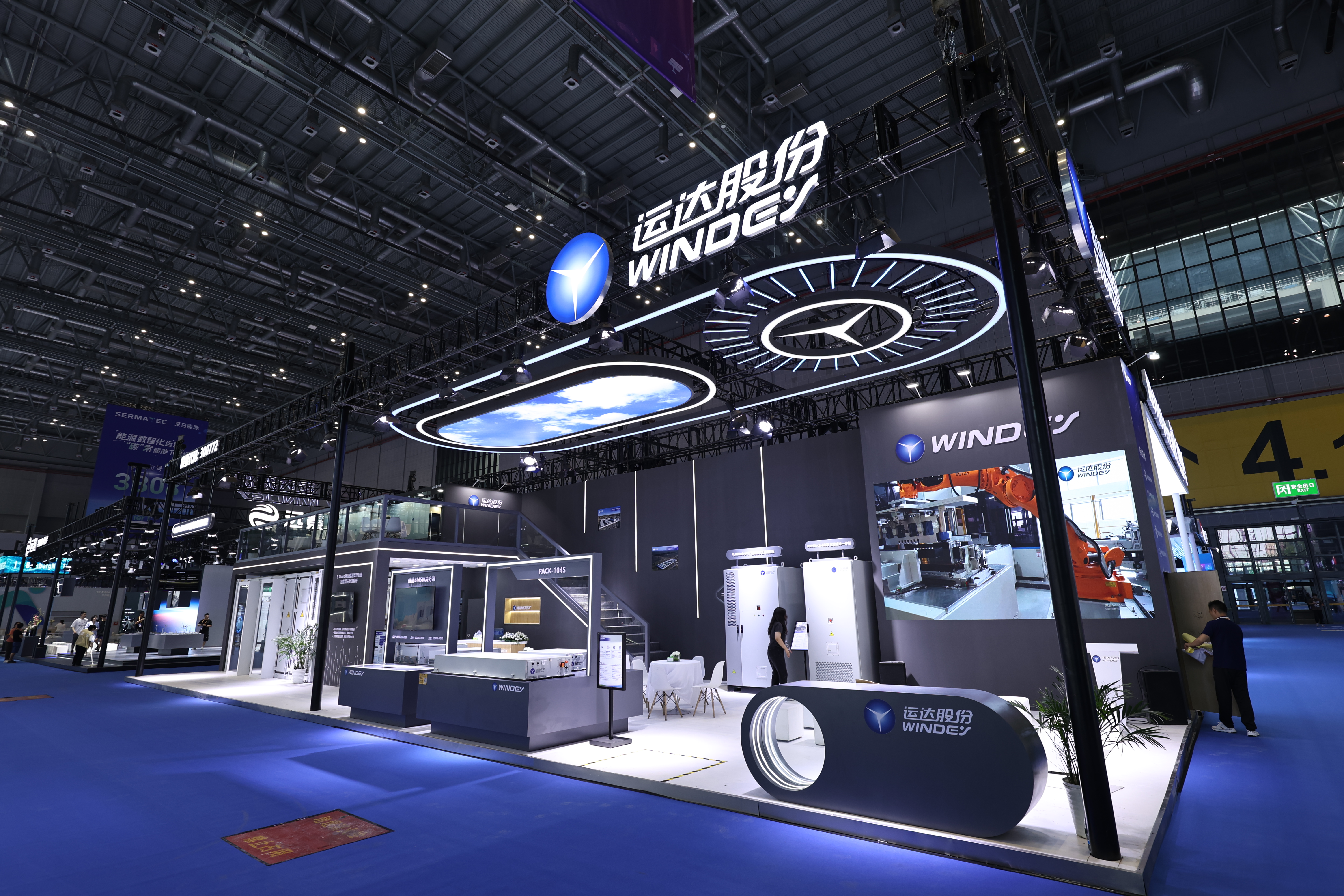 金沙乐娱场5555199vip智储惊艳第三届EESA储能展